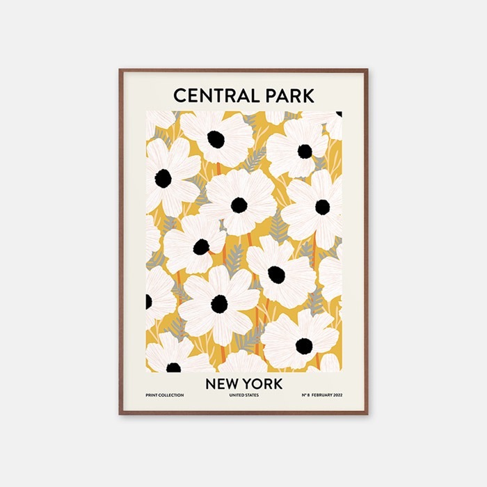 アートポスター ana martinez 『Centralpark』 A4 A3 A2 A1 50x70cmサイズ フレームなし おしゃれポスター インテリア ポスターデザイン