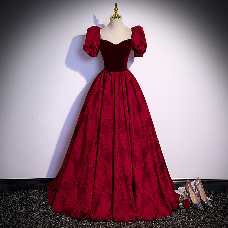 ウェアブライダル2024宮殿スタイルロングイブニングドレス春秋 ウェディングドレス 6,028円