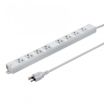 サンワサプライ 工事物件タップ 3P 8個口 1m TAP-KS8N-1