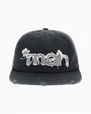 【mahagrid】25SS★ WASHED RAW CUT mah CAP Qoo10 MAHAGRID WASHED RAW CUT ロゴ キャ