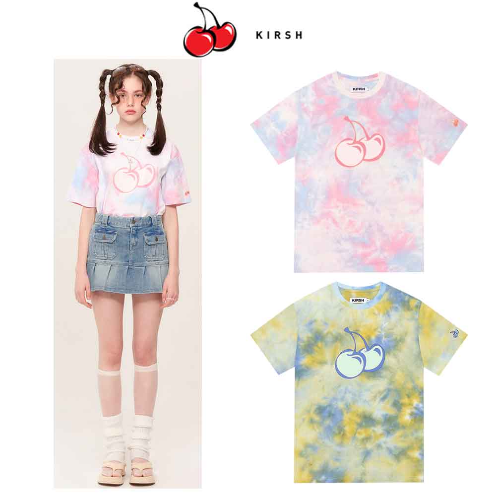 [KIRSH]TIE DYE HEAT SENSING T-SHIRT/韓国人気ブランド/100%正品/韓国大人気/ 人気商品 送料無料半袖