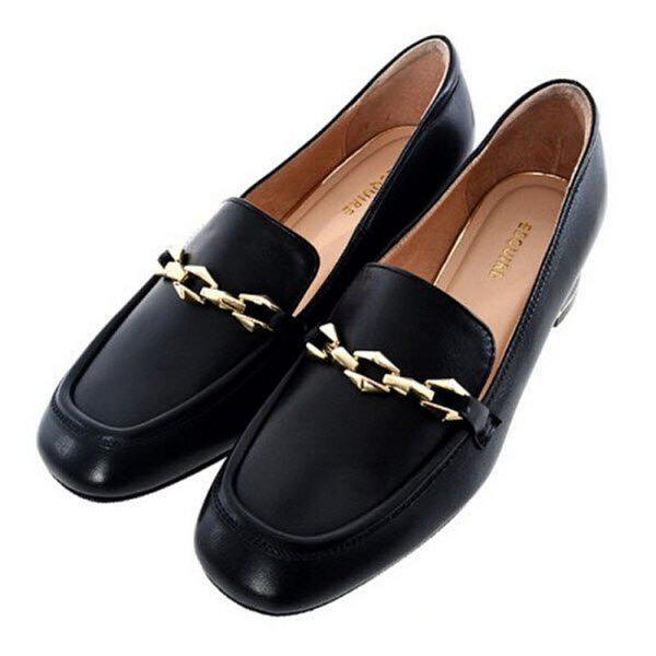 女性ローファー4CM(EQDSHP523BK) (P003733085)