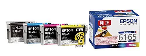 エプソン 純正 インクカートリッジ ペン糸 IC4CL6165B 4色パック