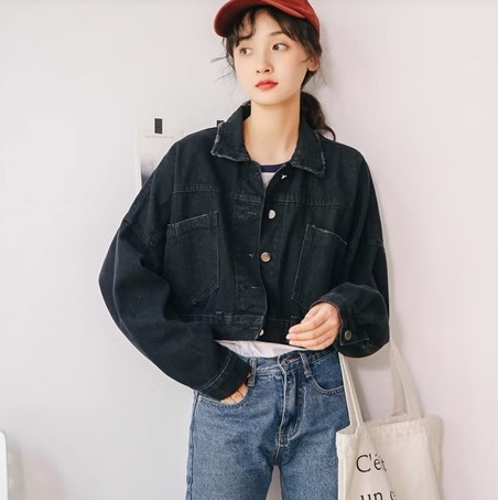レディース アウター ジャケット デニムジャケット 上着 ミディアム丈 長袖 前開き ボタン 襟付き バックデザイン バックシャンかわいい 大人可愛い きれいめ シンプル カジュアル 上品 おしゃれ
