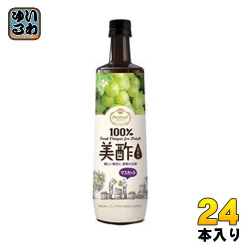 CJジャパン プティチェル美酢(ミチョ) マスカット 900ml ボトル 24本 (12本入×2 まとめ買い)