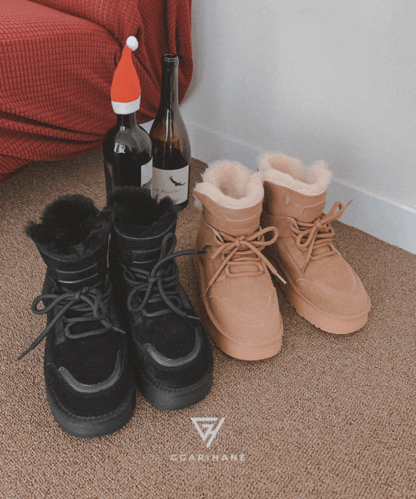 소가죽 퍼 어그부츠 하이탑부츠 2 color