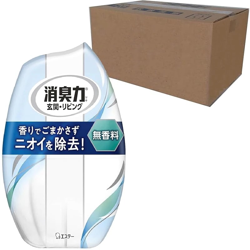 【即納】消臭力 [オフィス ビジネスに ケース販売] 玄関 リビング 部屋用 置き型 無香料 400mL×18個 お部屋の消臭力 部屋 消臭剤 消臭 芳香剤