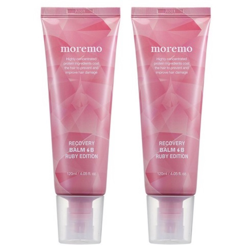 リカバリー バーム B ルビー エディション ヘアオイル, 120ml*2ea (ノーウォッシュ トリートメント/ ボリュームケア/ 栄養ケア/ ヘアケア/ ヘア栄養/ ダメージヘアケア)