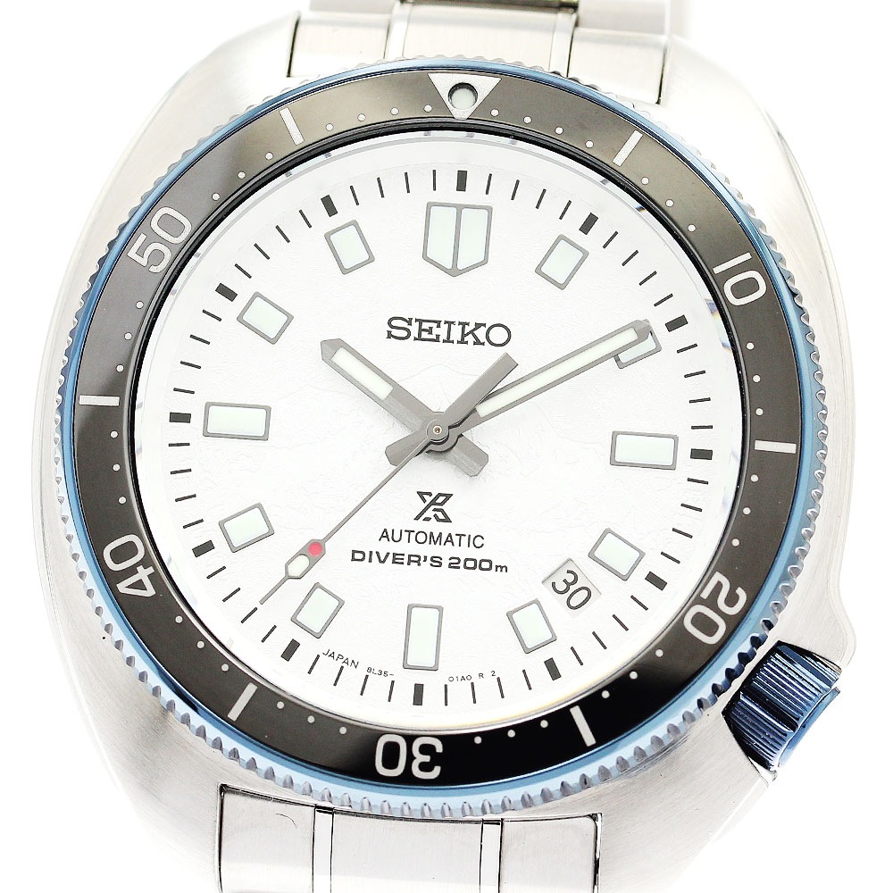 セイコー SEIKO SBDX057/8L35-01W0 プロスペックス ダイバースキューバ 植村直己モデル デイト 自動巻き メンズ 良品 箱付き_880929【中古】