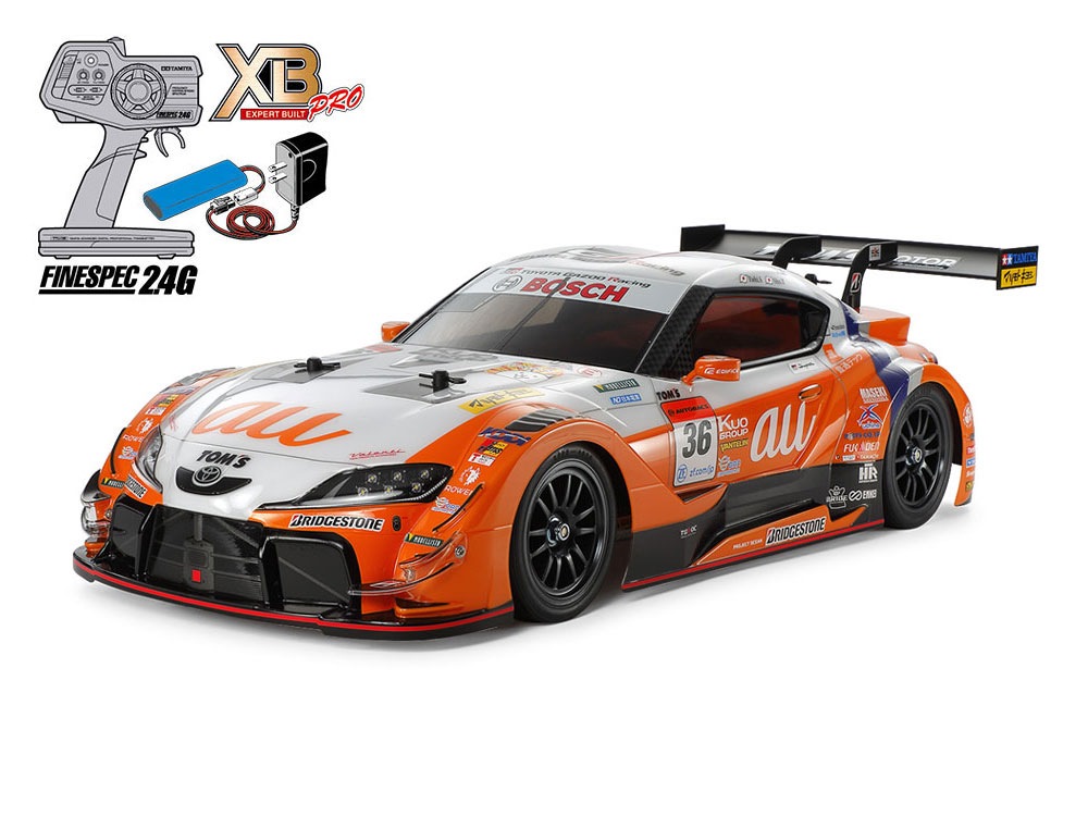 タミヤ 1/10 電動RC完成セットXB au TOM’S GR Supra (TT-02シャーシ)【57934】 ラジコン T 57934 XB au TOMS GR Supra