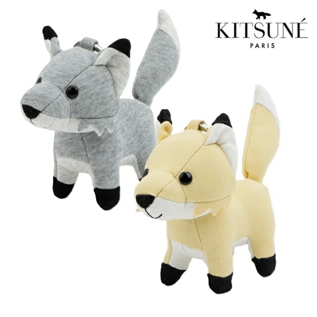 メゾンキツネ Maison kitsune キーリング キーホルダー バッグチャーム レディース メンズ PW06902WW0107 ギフト プレゼント キツネ ワンポイント 人気 おすすめ フォック