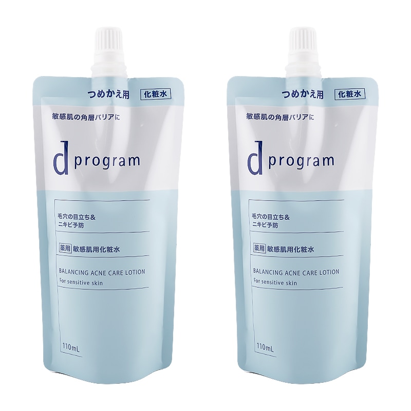 [2個セット]バランス&アクネケア ローション EX レフィル 110ml 詰め替え用 敏感肌用化粧水 無香料 無着色[医薬部外品][ギフトラッピング対応]