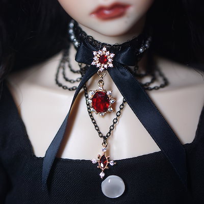 Qoo10] BJD ドール用チョーカー 飾り物 暗黒