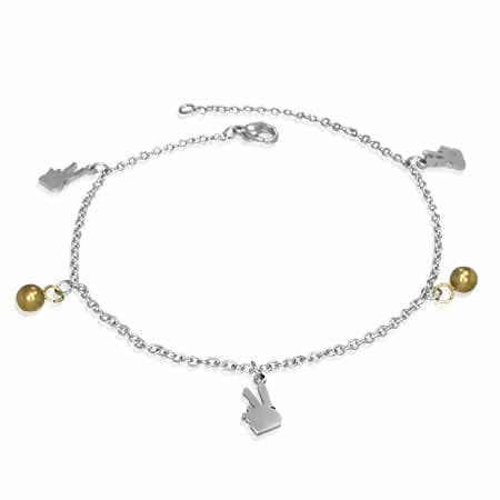 ピースサインゴールドアンクレット 手 指 ハンドサイン じゃんけん チョキ 男性 女性 プレゼント 4,706円