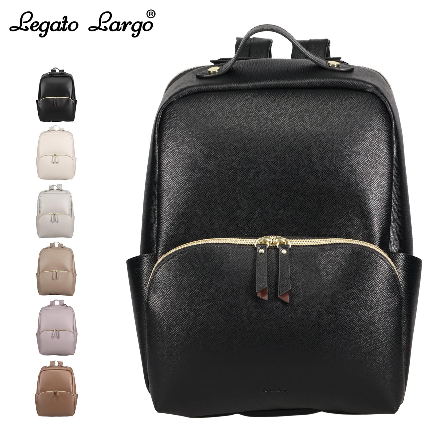 リュック バッグ パック レディース 10L 大容量 A4 軽量 ブラック ホワイト グレー ベージュ パープル 黒 白 LH-F3375