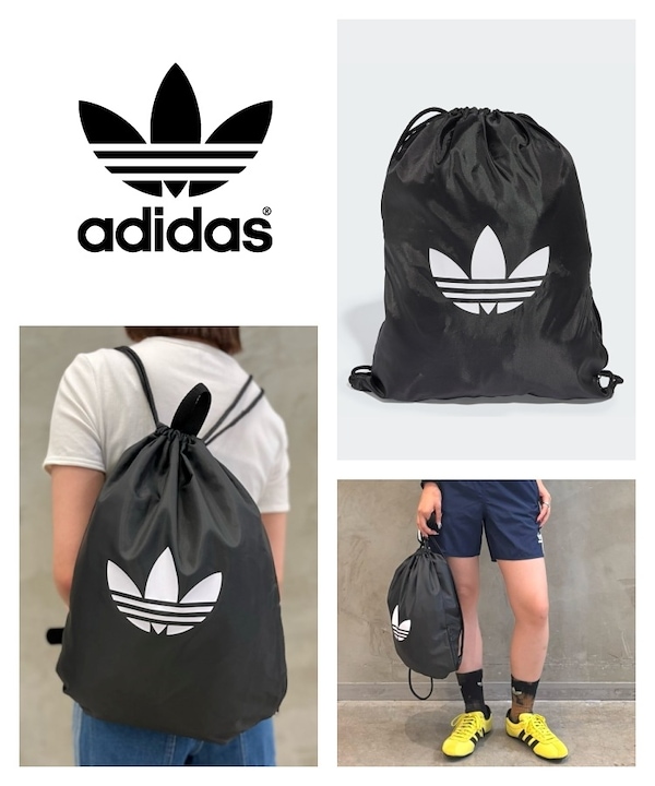 Qoo10 adidas ナップサック バケットバッグ ミディアム