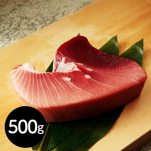 静岡焼津 天然南まぐろ ブロック(大トロ付)500g