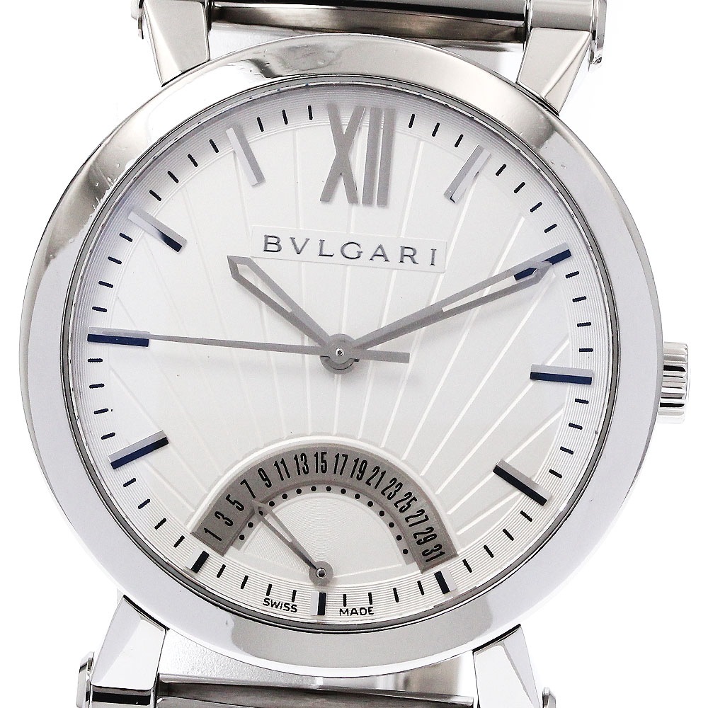 ブルガリ BVLGARI SB42SDR ソティリオ レトログラード 自動巻き メンズ _873311【中古】