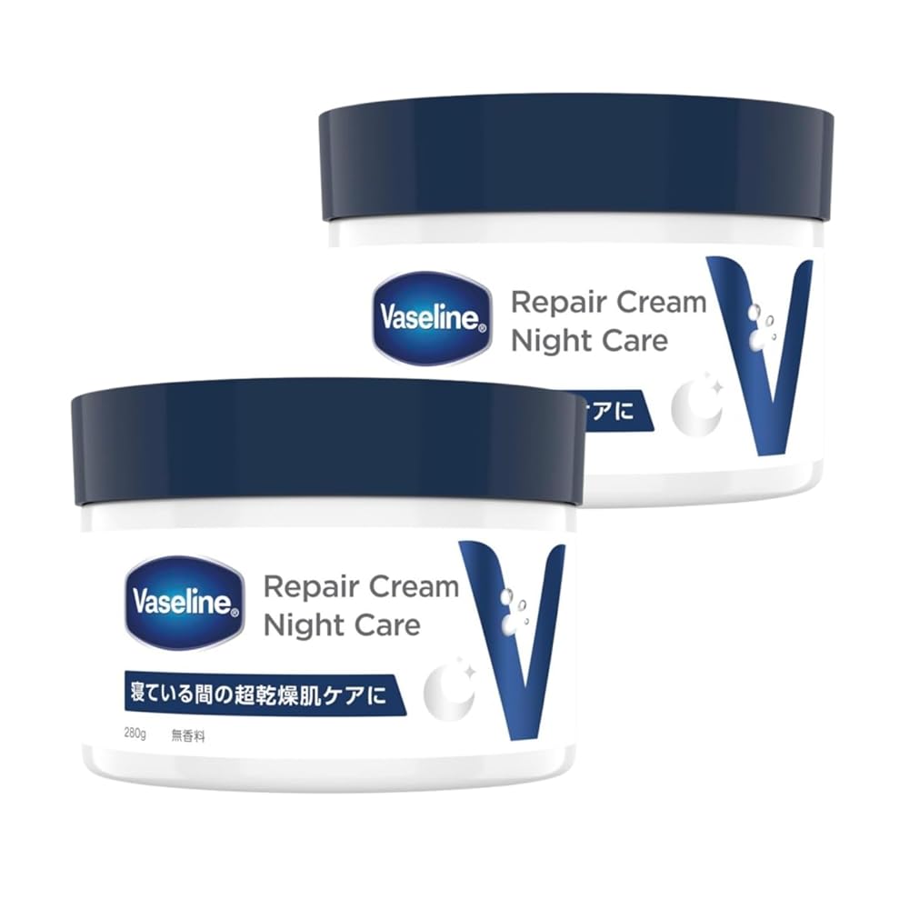 【まとめ買い】2個 ヴァ セ リン リペアクリーム ナイト ケア 280g レチノール配合 超乾燥肌向けナイトケアクリーム