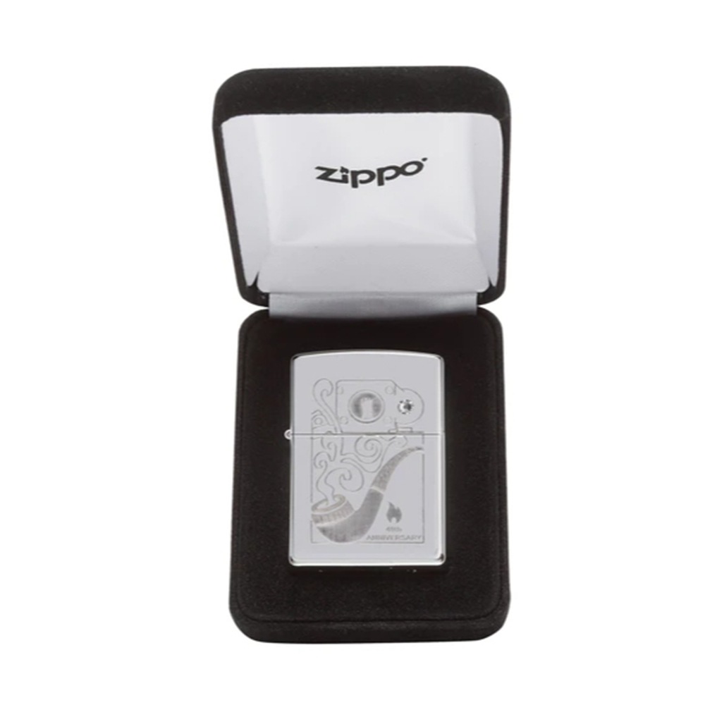 Zippoジッポーライターインサイドユニットパイプ40周年リミテッドエディション北米シリーズ339レーザー刻印