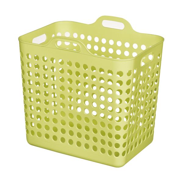 （まとめ） ヒマラヤ化学ポピンズバスケット 角型 L グリーン NO1572G 1個 [x3セット] 7,914円