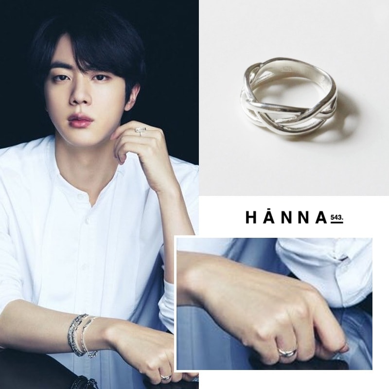 bts jin着用 R119S silver ring bts ジン着用