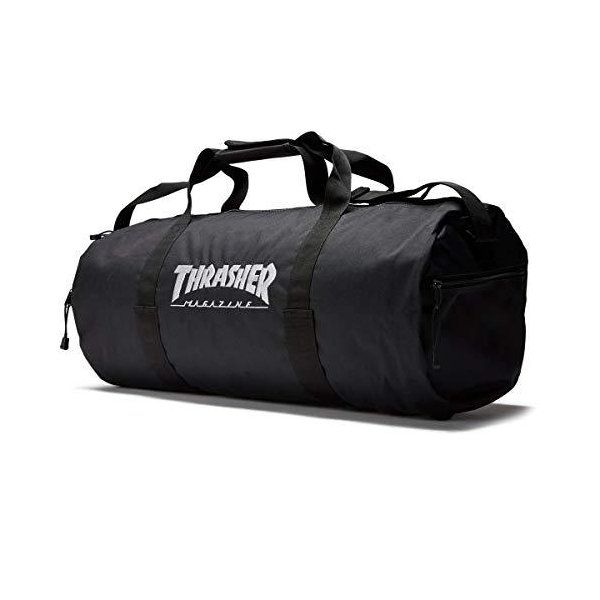Thrasher Logo Skate Duffel Bag - Black 並行輸入品 19,018円