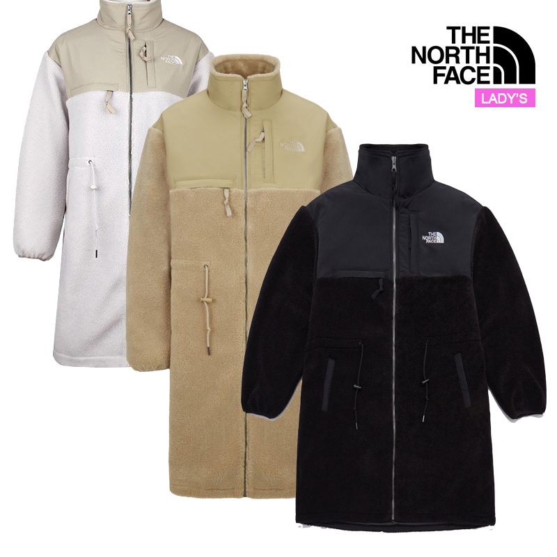 レディース ウーリー フリース コート NN2PQ60A レディーズ メンズ 男女共用 デイリー 日常 カジュアル ロングコート フリース ジャンパー ジャケット