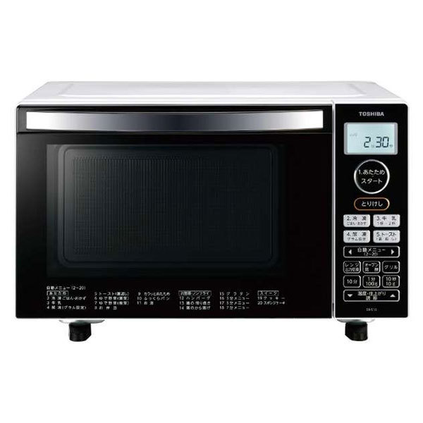 オーブンレンジ 東芝 フラット 18L ER-S18 ホワイト