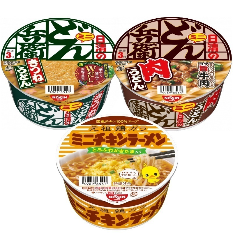 どん兵衛 ミニ ＆ チキンラーメン ミニ 選り取り 36個 （12個入3ケース）