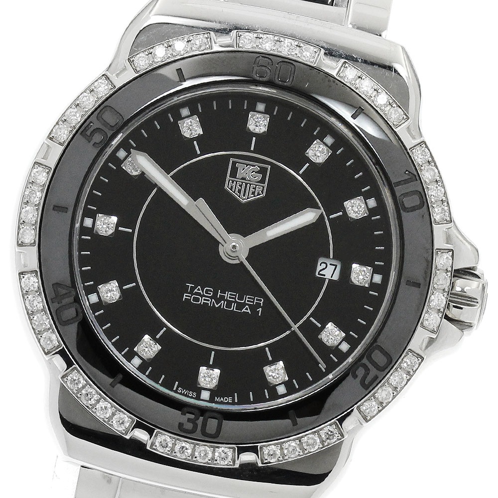 タグホイヤー TAG HEUER WAH1312 フォーミュラー1 12P ダイヤベゼル クォーツ レディース 良品 _907138【中古】