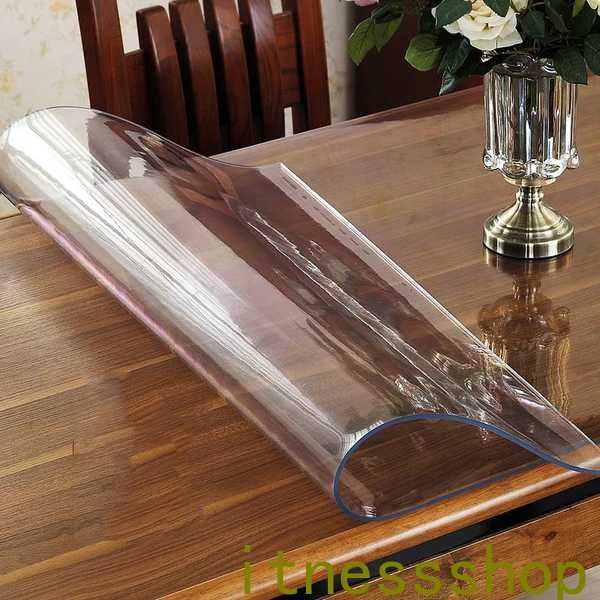 テーブルマット 透明 テーブルクロス ビニールマット ダイニングテーブルマット テーブルマット匠（たくみ） 円型（1mm厚） 90X140cmまで 透明 テーブルマット テーブルクロス デスクマット