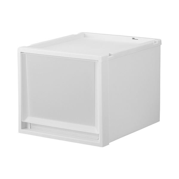 天馬 Fitsフィッツケース FC40-3530 ホワイトクリア 1個収納用品