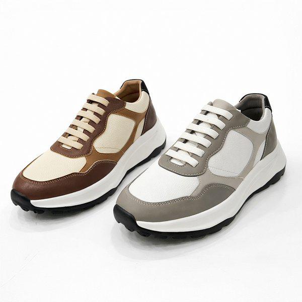 MS88U613 エルナムコーティングレザー スエードコンビ スニーカー