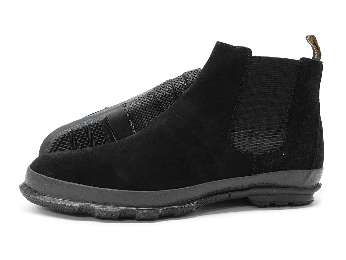 ブーツ サイドゴア SPM-469 ブラック 黒 撥水 イタリアンスエード スピングルムーヴ プレゼント