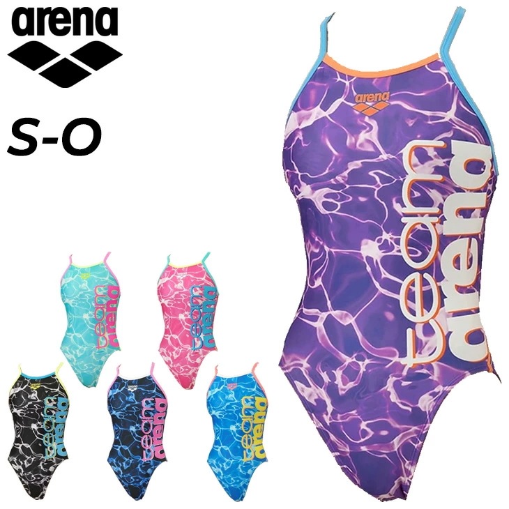 レディース 水泳 競泳 練習用水着 トレーニング ワンピース パッドなし 女性 女子 トレーニング水着 耐塩素 ワンピースタイプ 総柄 スイムウェア/AS5FWM02L【返品不可】