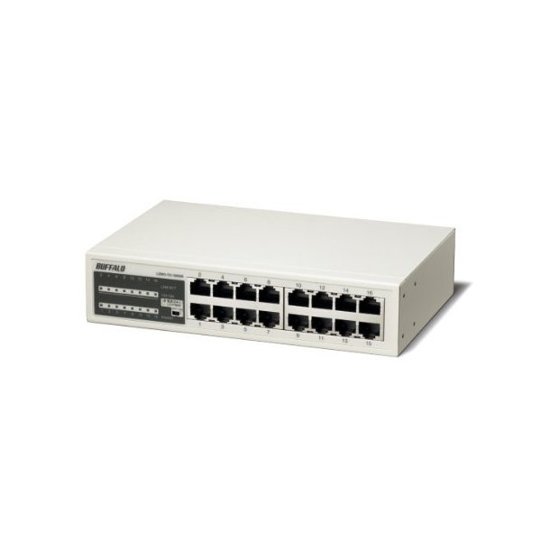 LSW3-TX-16NSR [10/100M スイッチングHub 金属筐体/電源内蔵モデル 16ポート]