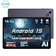 いんしょうがよい｜A60 タブレット 10インチ 【2025高性能モデル 16GB+128GB+1TB拡張】 Android 15 Wi-Fiモデル 8コアT615 1280*800 大画面 日本語説明書付｜タブレットPC本体