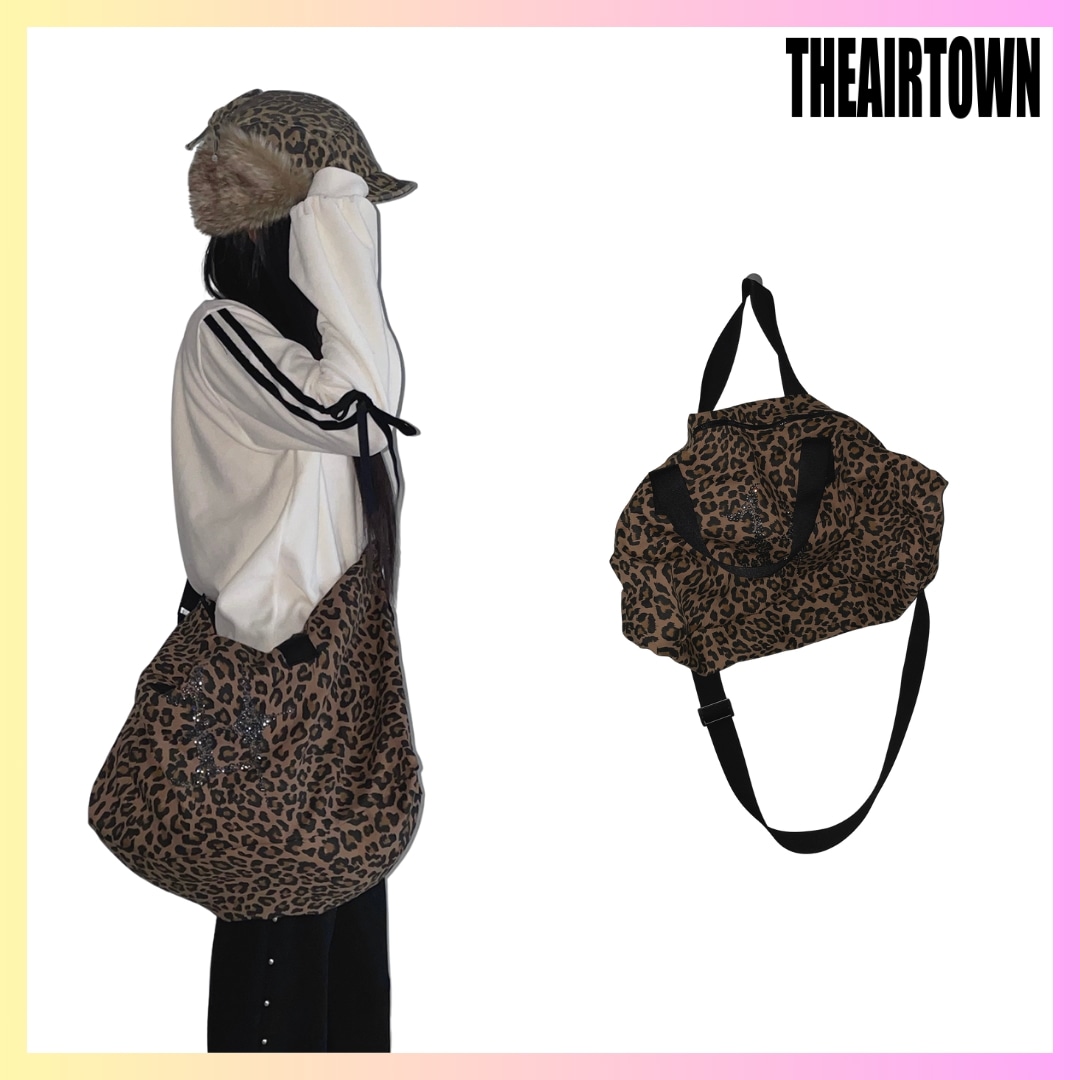 LEO TRAVEL GYM BAG + FREE OMAKE トートバッグ ビッグサイズレディースカジュアルエコバッグファッション