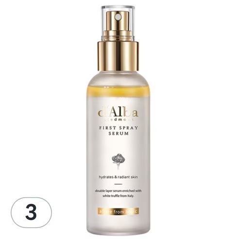 【累積販売数5,000万本突破】ホワイトトリュフファーストスプレーセラム 100ml, 3個, 保湿/栄養/弾力/ハリ/光彩/ツヤ/霧噴射/ミスト/美容液/化粧水/トナー