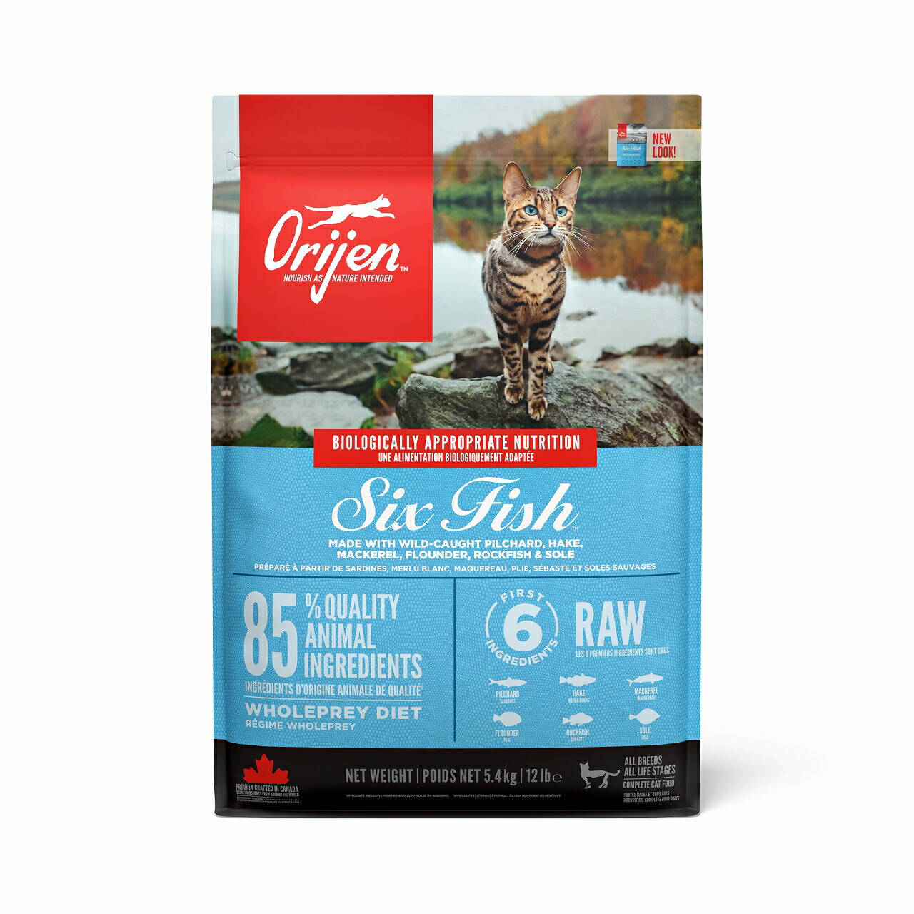 オリジン　シックスフィッシュキャット 5.4kg【6フィッシュキャット】【キャットフード】【正規品】