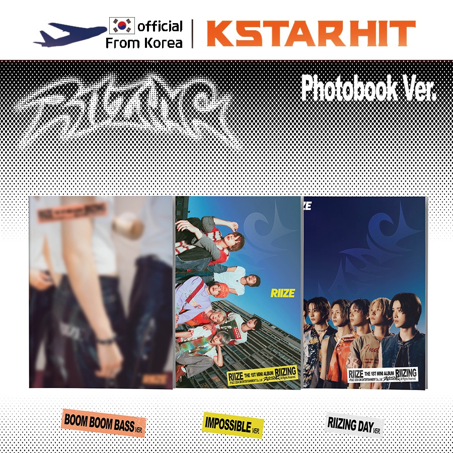 (3種セット/Photo Book Ver.) RIIZE - RIIZING (1stミニアルバム)