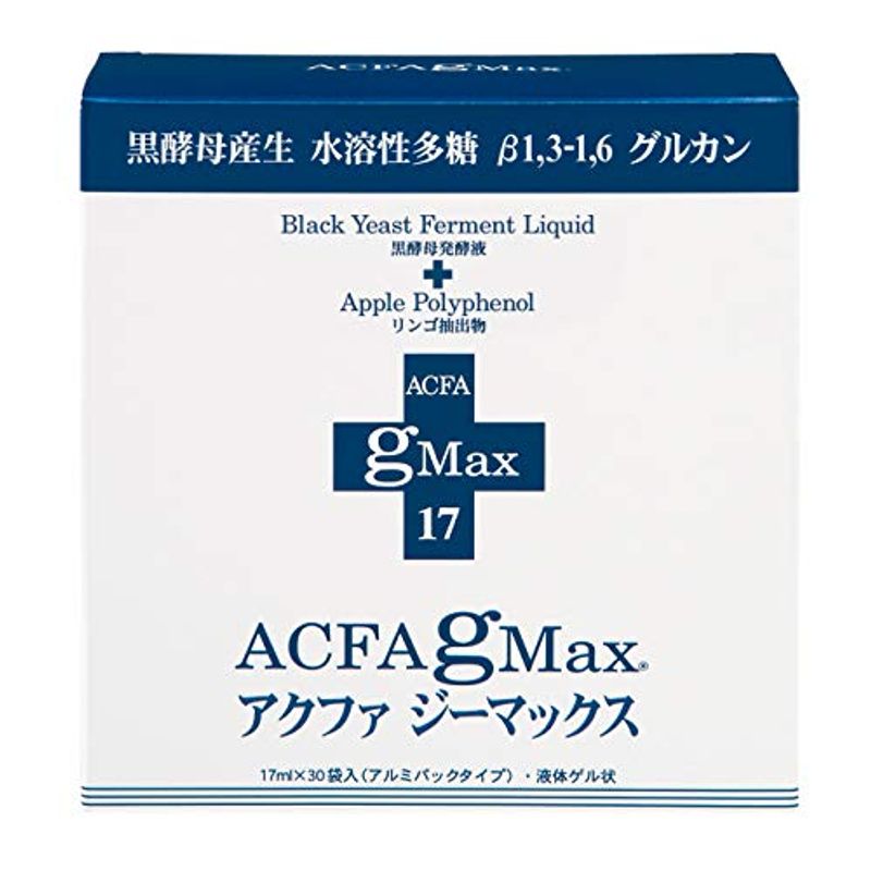β1,3/1,6グルガンを含んだ黒酵母エキス アクファジーマックス 17g30包