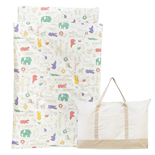 sandesica サンデシカ お昼寝布団 セット 掛ふとん 敷ふとん 撥水バッグ カバン付き 綿100%カバー すべて洗濯機で洗える 月齢に合わせて敷ふとんが選べる 保育園 幼稚園 子供 キッズ ふ