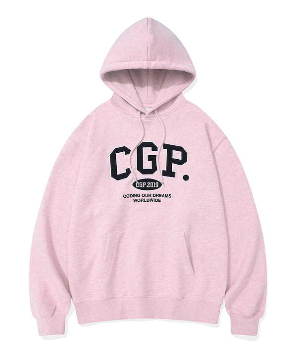 [韓国人気]★CGP★Arch Logo Hoodie★アーチ ロゴ フードTシャツ SET UP対応] CGP arch logo hoodie（パーカー）｜codegraphy