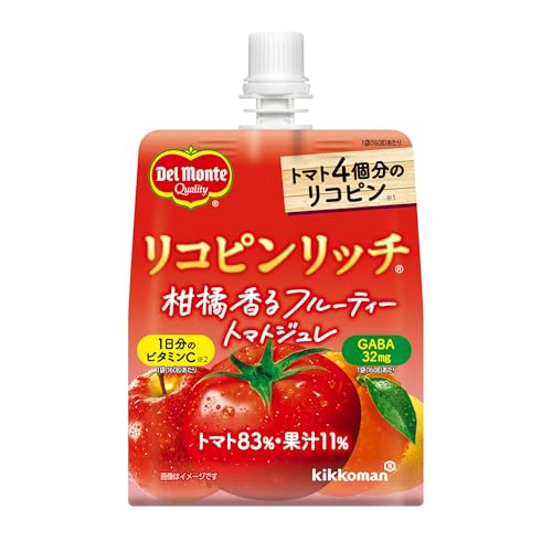 デルモンテ リコピンリッチ 柑橘香るフルーティートマトジュレ 160g×30個