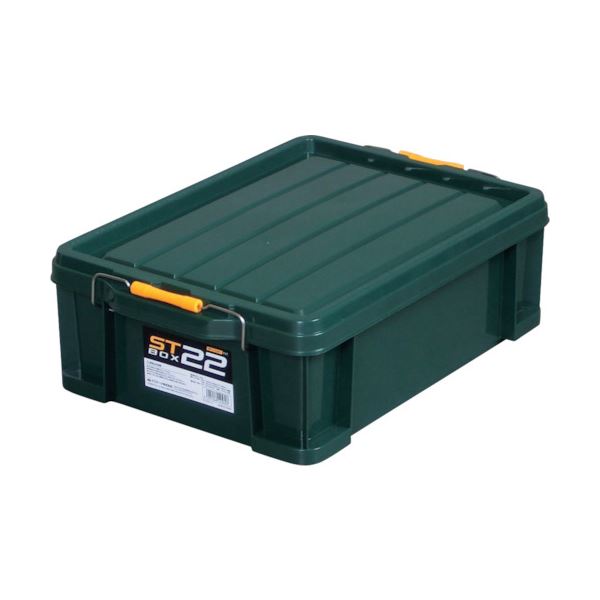（まとめ） アステージ STボックス DKグリーン#22 ST-22DGL 1個 (×3セット)