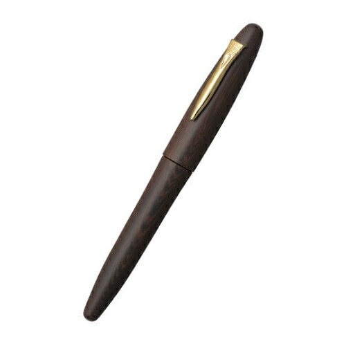 【送料無料】【ラッピング無料】プラチナ萬年筆　万年筆　出雲鉄刀木　PIZ-50000T＃21-4　グロスタガヤサン　太字　出雲桐箱入 58,080円