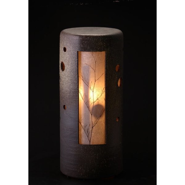 風の水琴　洞夢(どうむ) 短冊　(大)　　（信楽焼・陶器・灯り・水琴窟・KS-DT01L） 60,500円