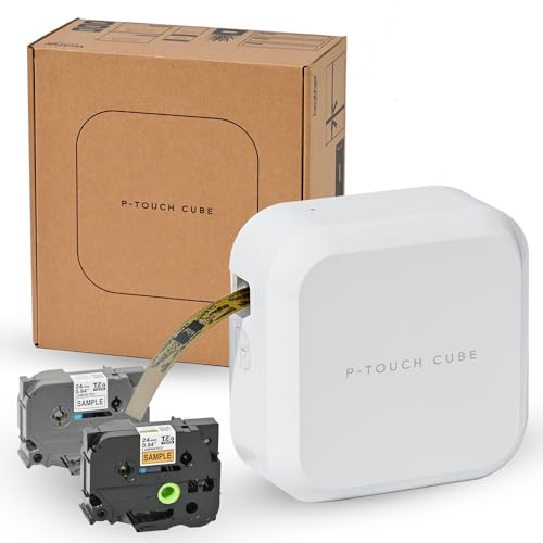 ブラザー ラベルライター ピータッチキューブ PT-P710BT (スマホ対応/3.5mm*24mm